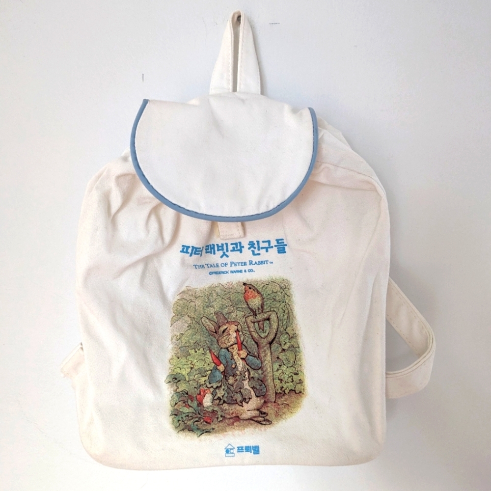 Peter Rabbit Children's Backpack (Korean Text)🐰🥕🎒